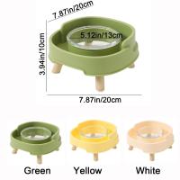 Cuenco de plástico para perros y gatos, protege las vértebras cervicales, gran capacidad, cuenco para patas altas, antiasfixia, antideslizante, cuenco de cuatro patas para mascotas - details 0