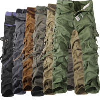 Pantalones Cargo de camuflaje para hombre, pantalones militares, bolsillo de herramientas, 7 colores, gran oferta, otoño - details 8