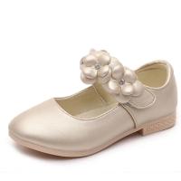 Zapatos de boda para niños Zapatos planos de cuero dorado, rosa y blanco con lazos para niñas, tallas 26-36 CSH791 - details 5