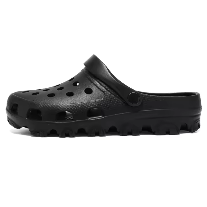 Zuecos antideslizantes para hombre y mujer, zapatos de playa con correa ajustable, Zapatillas de casa - 1