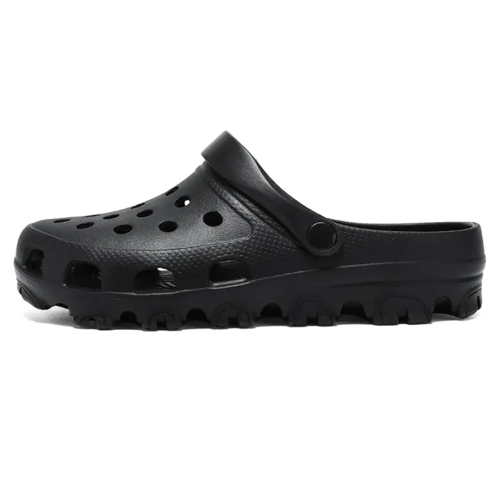 Zuecos antideslizantes para hombre y mujer, zapatos de playa con correa ajustable, Zapatillas de casa - 1
