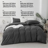 Cama nórdica 90-180, microfibra, juego de edredón, 2 fundas de almohada - details 0