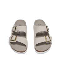 Sandalias planas de mujer con soporte para el arco, 2 hebillas ajustables, zapatos, suela de goma antideslizante - details 3