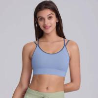 Sujetador de yoga para mujer, ropa de pilates a prueba de golpes de alta intensidad, con correas cruzadas absorbentes de golpes para gimnasio - details 21