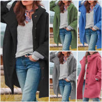Camiseta holgada de manga larga para mujer, parabrisas informal, moda, otoño e invierno, 2024 - details 1