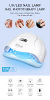 Lámpara de Secado de Uñas Profesional Equipo de Manicura de Gel UV con Luz LED Belleza - details 0