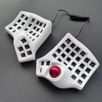 Charybdis MK2 Kit de teclado dividido 4x6 Bluetooth personalizado Inalámbrico/Wried Modo dual Hotswap Rojo Trackball Teclado mecánico dividido Mx Switch Juego Teclado Ergonomía Accesorios De Juegos - details 7
