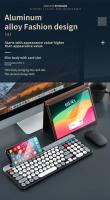 Teclado inalámbrico portátil para ordenador portátil, dispositivo silencioso con Bluetooth, 2,4G - details 3