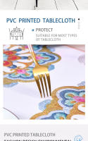 JIOM Table Cloth Table Mantle Waterproof Cover Outdoor Dining Table Cloth 4/6/8/10 seater - details 2