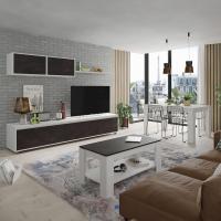 Mesa de Central Elevable Mesa Auxiliar Modelo LYA Acabado en Blanco Artik y Cemento - details 29