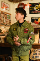 TOP GUN CWU-45P parche bordado estilo militar chaqueta Bomber piloto vuelo abrigo de invierno - details 9