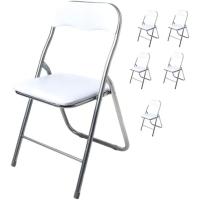 Set 6 SILLAS Plegables Polo Blanco (White) - details 0