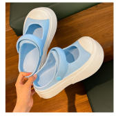 Zapatillas de verano para mujer, zapatos de suela gruesa de malla con agujeros rojos, novedad de 2024 - details 6