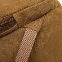 Mochila de lona de moda para hombre, bolso escolar informal Retro, Asa superior y gran capacidad, mochila d - details 19