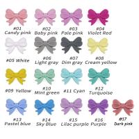 10 unids/lote Mini cuentas de silicona lazo corona hoja flor para fabricación de joyería DIY cadena de chupete accesorios de pulsera - details 1