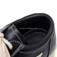Nuevas zapatillas de deporte al por mayor para hombre, patines, zapatillas para mujer, talla grande 38-46, zapatos gruesos negros con cordones de cuero genuino, marca - details 3