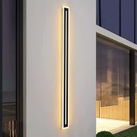 Lámpara LED de pared larga para exteriores, accesorio de iluminación resistente al agua IP65, adecuado para sala de estar, terraza, balcón, patio, villa - details 3