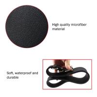 Collares de cuero de microfibra para perros, correas ajustables para el cuello de mascotas de 5cm de ancho, Collar duradero con forma de pez L-3XL para perros medianos y grandes - details 3