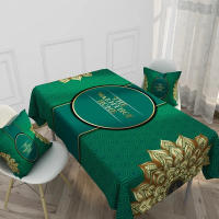 Mantel de cocina rectangular impermeable para hotel con patrón retro de estilo étnico para el hogar - details 3