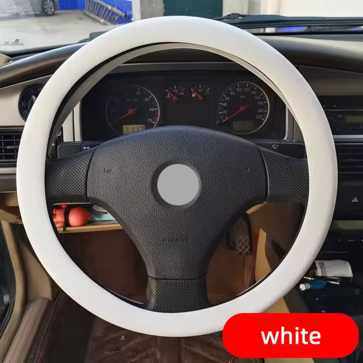 General Motors-funda protectora de silicona para volante, cubierta protectora de Color elástico suave, decorativa para volante automotriz - 1