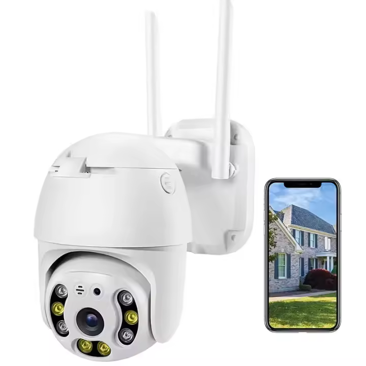 Cámara de Seguridad ICSEE 4MP PTZ WIFI Apróbola Impermeable IP66 Vigilancia de Video para el Hogar - 1
