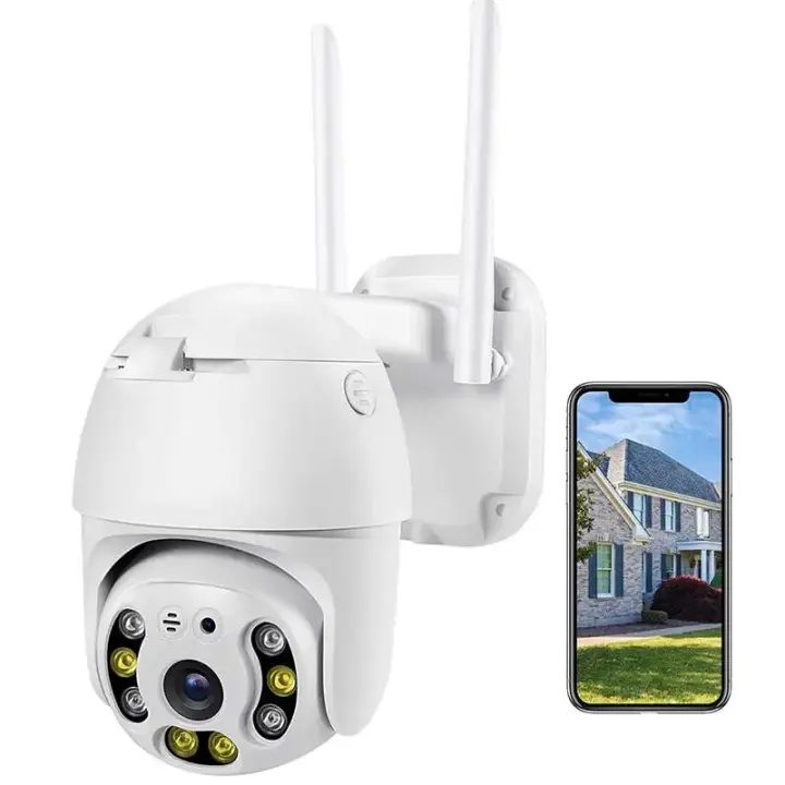 Cámara de Seguridad ICSEE 4MP PTZ WIFI Apróbola Impermeable IP66 Vigilancia de Video para el Hogar - 1