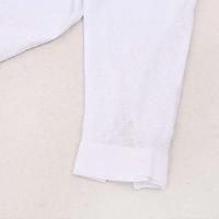 Para Praia blanco nuevo verano camisa de murciélago largo de algodón traje de baño cubierta Ups 2024 Sexy playa Polka Maxi vestido mujeres Bikini ropa de playa - details 13