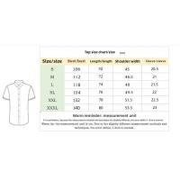 Camiseta de hombre Camiseta POLO elástica de manga corta con cremallera a rayas Top Color sólido - details 7