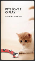 Juguetes para gatos con detección inteligente, juguete interactivo automático electrónico con forma de serpiente para gatos, juguete para gatitos, recargable por USB, 1 ud. - details 2