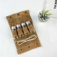 Bolsa de advertencia para botella de condimento portátil, paño encerado para exteriores, pequeña, ligera, impermeable - details 6