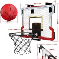 Mini Canasta de Baloncesto para Niños Tableros de Baloncesto con 3 Pelotas, Bomba, Iluminación, Puntuación Automática - details 8