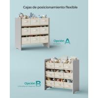 Organizador Infantil para Libros, 9 Cajas de Almacenamiento no Tejidas, Espaciosa, - details 1