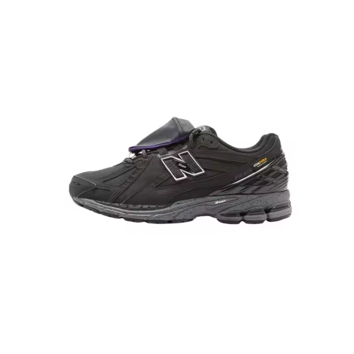 Zapatillas para correr oficiales Leten NB 1906R negro blanco / Sier para hombre y mujer - 1