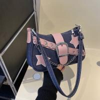 Bolso casual Y2k Bolso de axila Bolso de mano Cadena Bolso de hombro de estilo coreano Patrón de estrella Bolso de mano de mezclilla Viaje - details 3