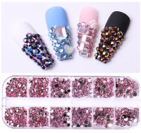 Piedras Preciosas KADS para Arte de Uñas 1500Pcs Rhinestones Flatback Round Crystal Diamond Decoración de Manicura Accesorios de Belleza Artificiales - details 5