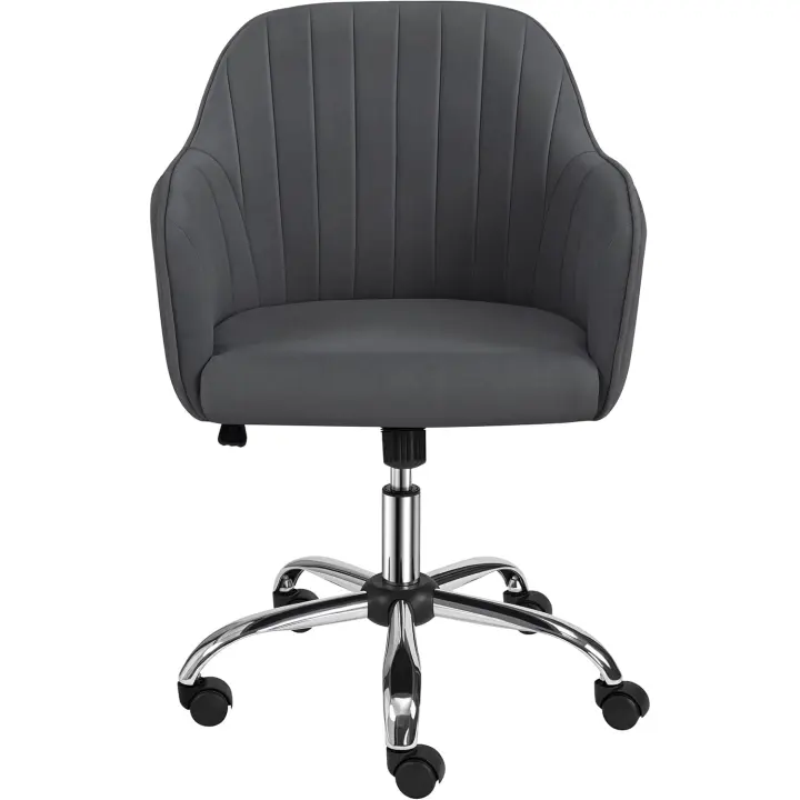 Ordenador Sillón Reclinable Giratorio de 360 °   Silla Altura Ajustable Carga 136 KG Color Blanco - 1