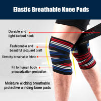 Sports Elastic Compression Knee Bandages Brace Wrap Crossfit Leg Support Strap for Gym Sports Weightlifting Squats Training - details 6