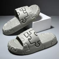 Zapatillas de plataforma para hombre, zapatillas suaves, zapatillas de EVA para mujer, chanclas de moda, zapatos para exteriores, zapatillas informales de verano para parejas - details 0