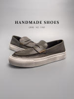 Cuero lavado al agua, primera capa de cuero de vaca, zapatos de hombre hechos a mano, estilo vintage. - details 13