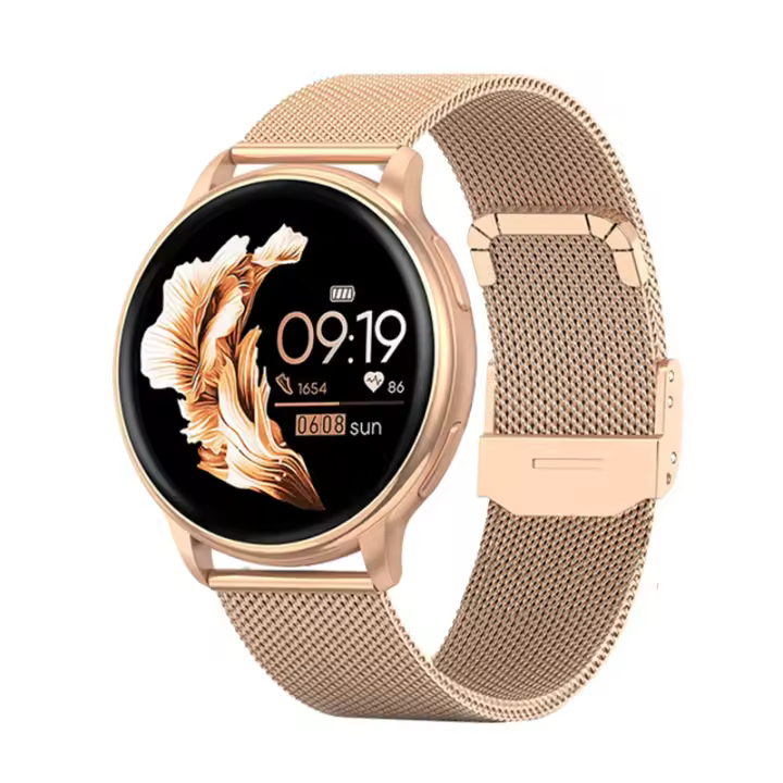 Reloj inteligente con Bluetooth para hombre y mujer, pulsera con Dial personalizado, control del ritmo cardíaco, llamadas, para Android e IOS, 2023 - 1