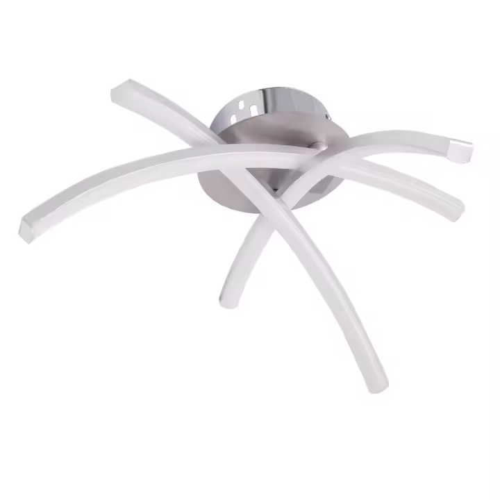 Lámpara de techo LED moderna para sala de estar, iluminación interior de dormitorio, diseño creativo, blanco cálido, CA 85-265V, 18W - 1