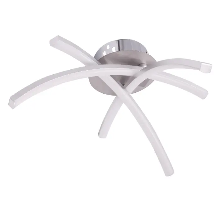 Lámpara de techo LED moderna para sala de estar, iluminación interior de dormitorio, diseño creativo, blanco cálido, CA 85-265V, 18W - 1