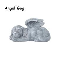 Estatua de Resina de Dios Angel Escultura de Perro y Gato para Jardín Tomba de Cachorro - details 4