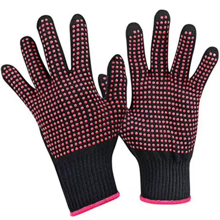 Guantes de silicona resistentes al Calor, manoplas para Parrilla, barbacoa, Horno, 1 Par - 1