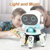 Niños Danza Robot Música LED 6 Garras Pulpo Robot Regalo de Cumpleaños Niños Educación Infantil Niños Niñas Regalos Creativos - details 6