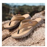 Zapatillas de Hombre de Verano Informales Zapatos de Playa con Punta Abierta, Suelo Suave, Sandalias Cómodas para Vacaciones Interiores, Antideslizantes y a la Moda - details 1