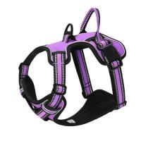 Collar de perro ajustable de nailon Chaleco reflectante, suave, transpirable, sin tirones, para perros pequeños y grandes - details 0