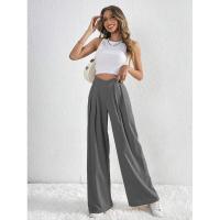 Pantalones de Oficina para Mujer de Cintura Alta y Piernas Anchos Cómodos y Elegantes - details 15