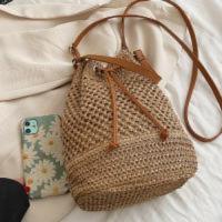 Bolso de Verano para Mujeres Bolso de Hombro de Paja Bolsa Top Mate de Ratán Bolso de Mano Casual de Raffia Crochet Bolso de Playa - details 26