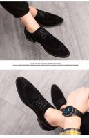 Pakaian Chaussure Homme zapatos formales de hombre de diseño italiano de alta calidad negros, cuero - details 6